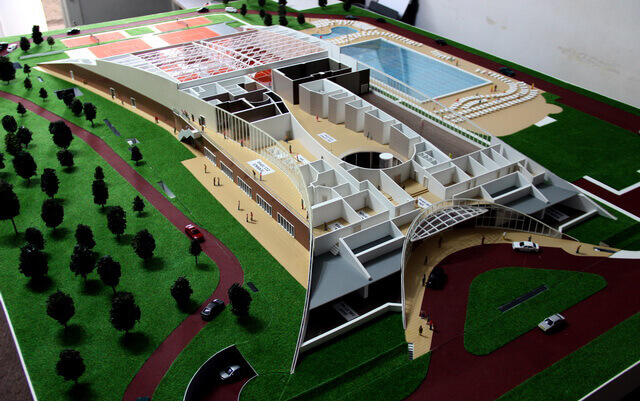 Maqueta Centro Deportivo