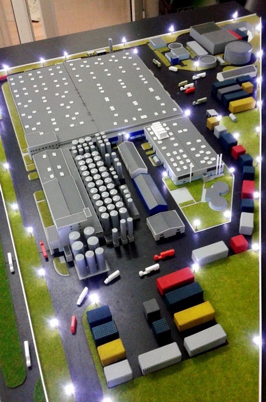 Maqueta Industrial