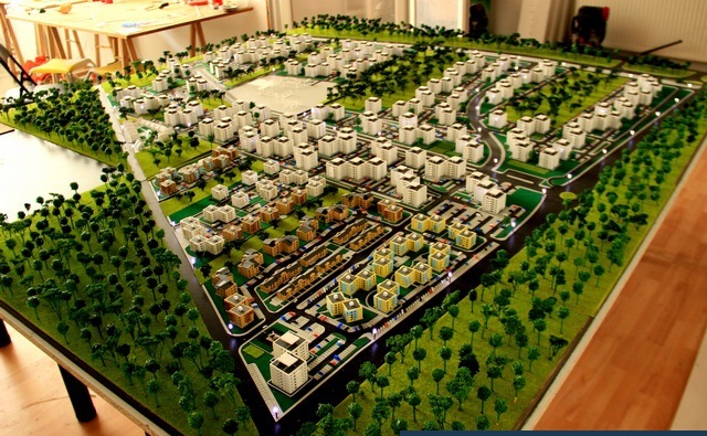 Maqueta de Conjunto Residencial