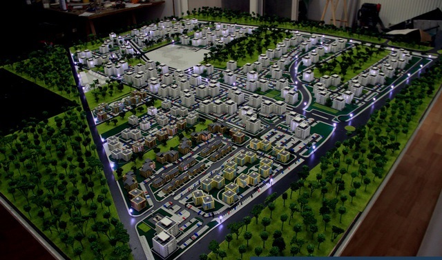 Maqueta de Conjunto Residencial