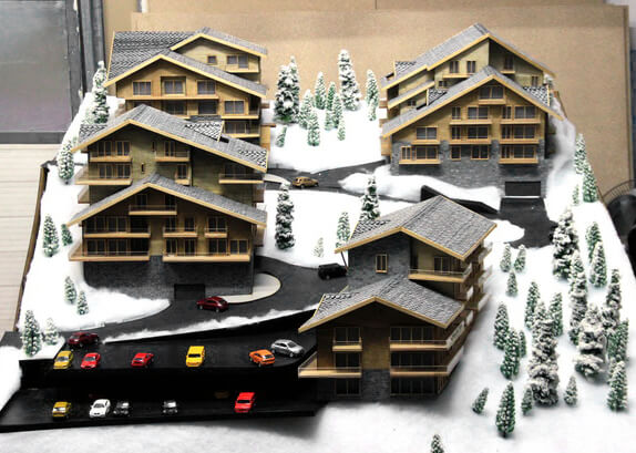 Maquetas de Casas de madera