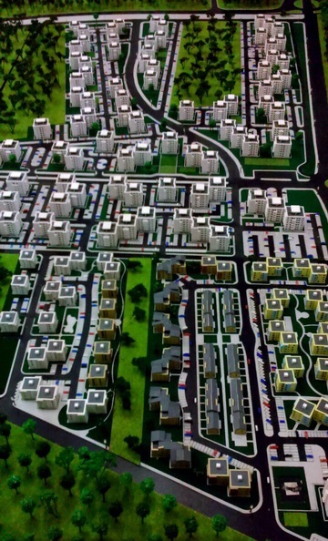 maqueta viviendas promocion inmobiliaria