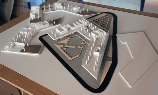 Maqueta Edificio Oficinas Desmontable