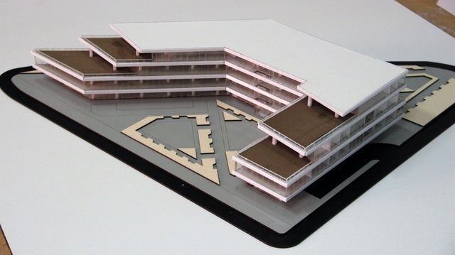Maqueta Edificio de Oficinas