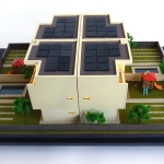 Maqueta de Casas Residenciales