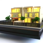 Maqueta de residencia