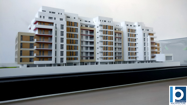 Maqueta de Edificio de Apartamentos
