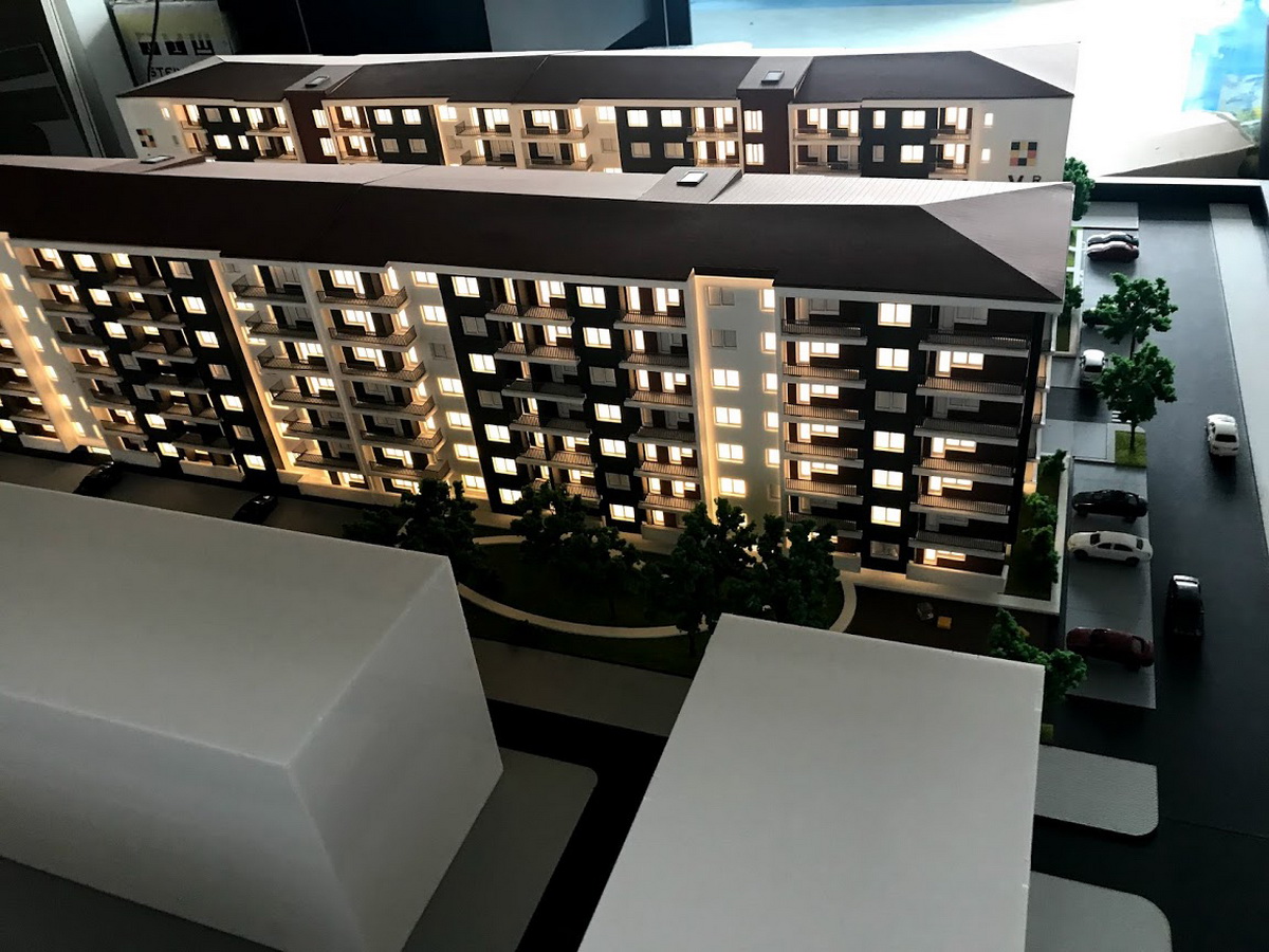 Maqueta Edificios Viviendas
