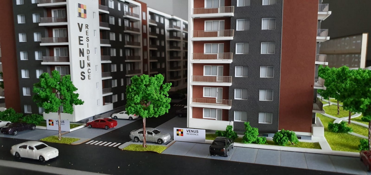 Maquetas edificio de apartamentos