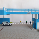maqueta arquitectura industrial