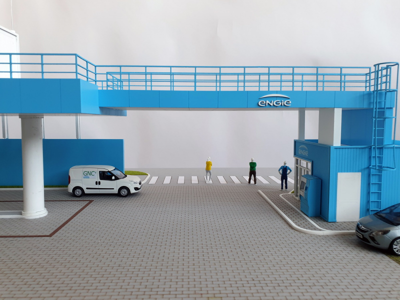 maqueta arquitectura industrial