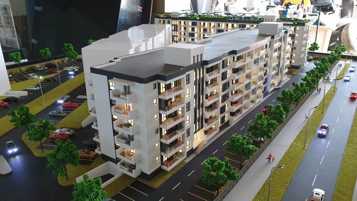 Maqueta Edificios Viviendas