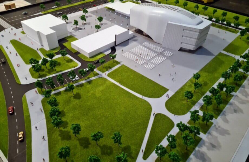 Maqueta Arquitectonica centro cultural