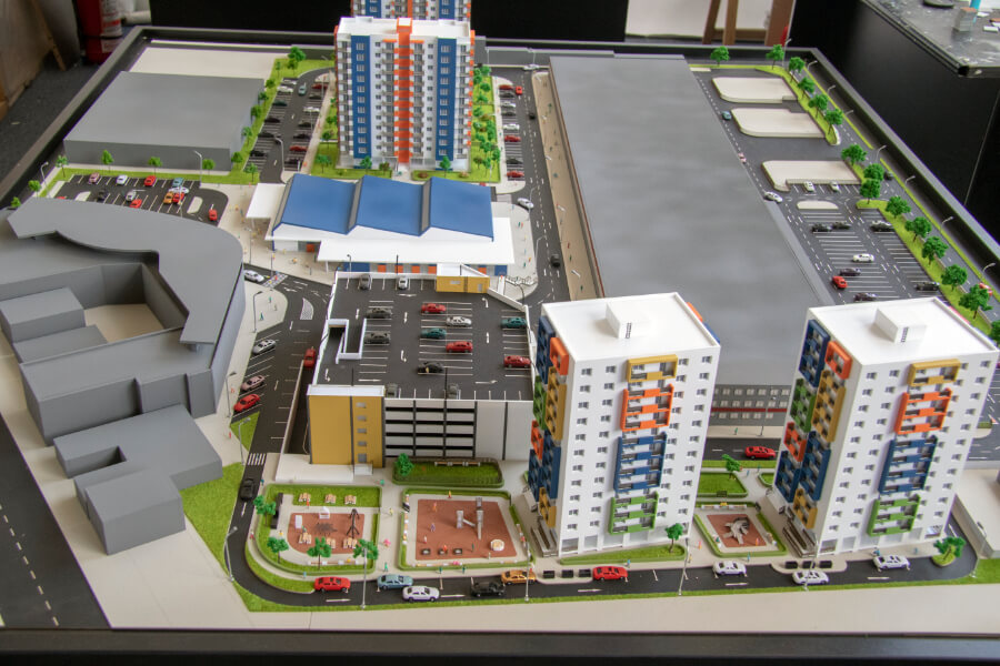 Maqueta Conjunto Residencial