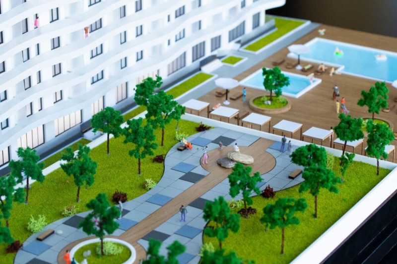 Maqueta Conjunto Residencial