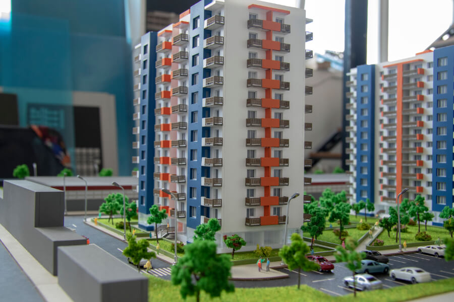 Maqueta Edificio de Apartamentos