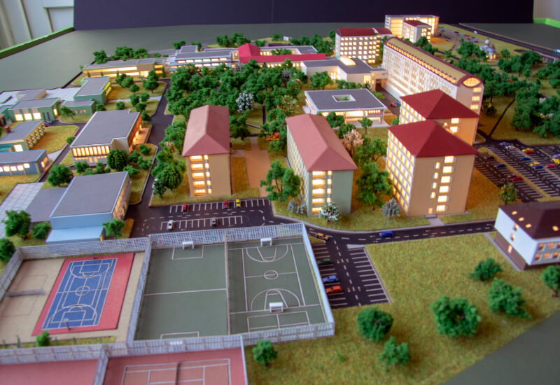 Maqueta Campus Universitario