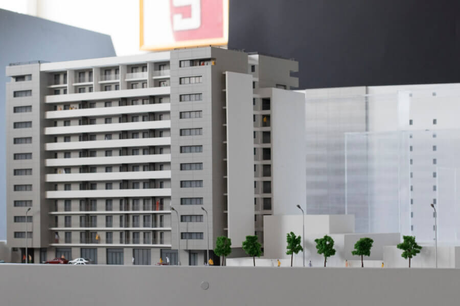 Maquetas de Edificio de Viviendas