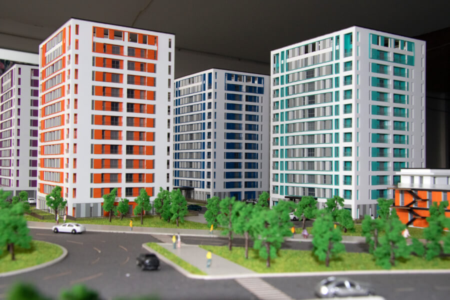 Maqueta Edificios de viviendas