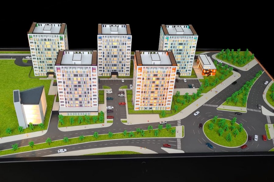 maqueta de arquitectura