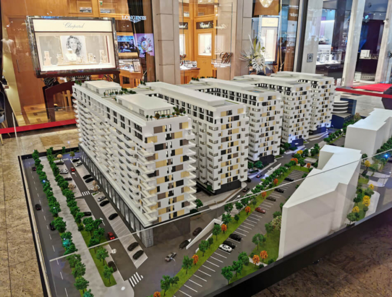 Maqueta de Conjunto Residencial