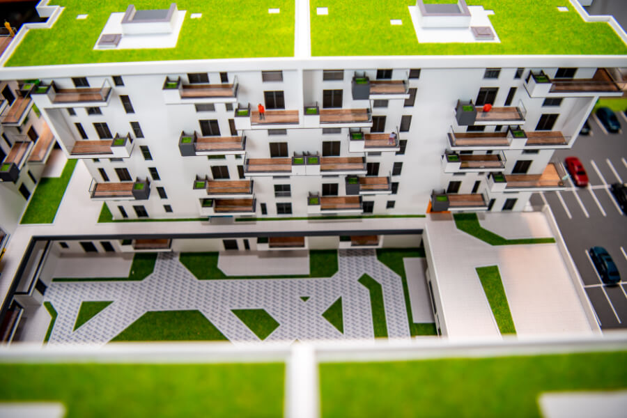 maqueta de arquitectura