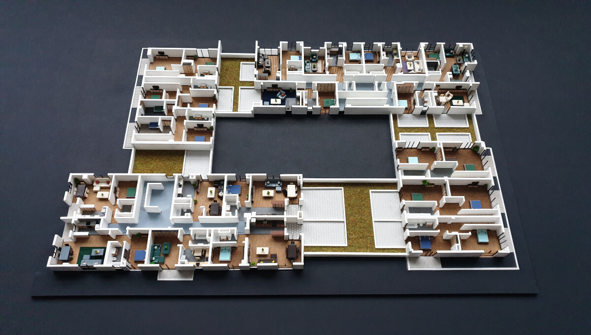 maqueta de arquitectura