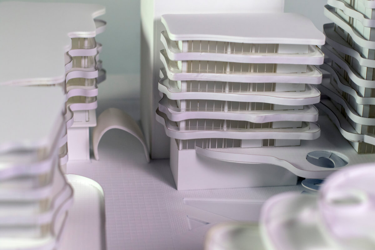 Maqueta conjunto residencial