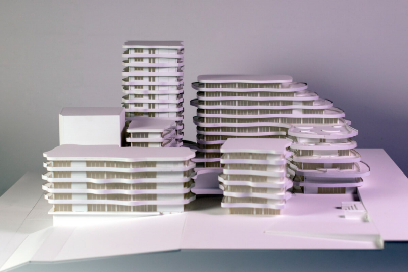 maqueta de arquitectura