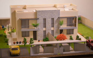 Maqueta de arquitectura casa