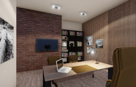 Render de una casa Render de una casa