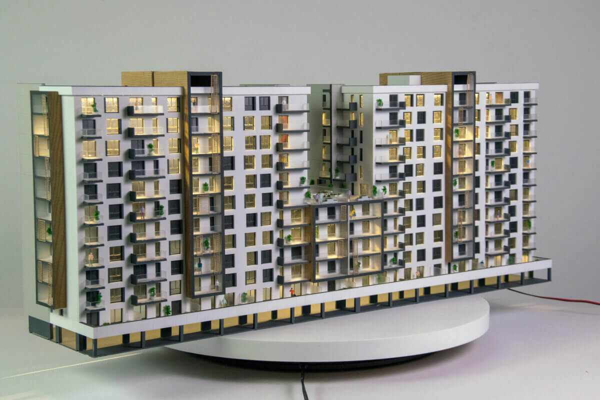 maqueta de arquitectura