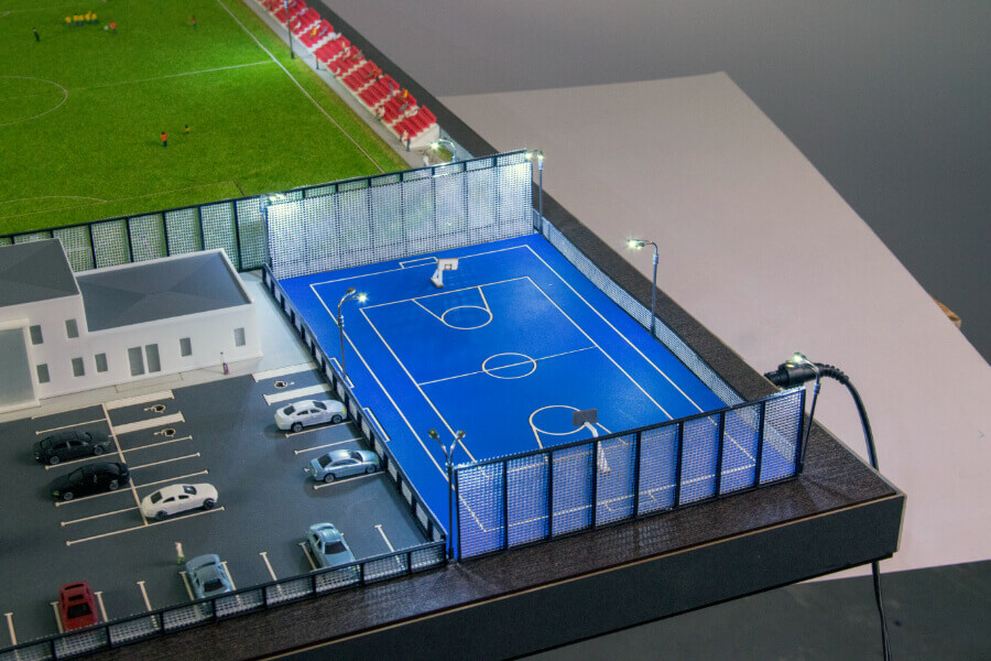 Centro Deportivo maqueta