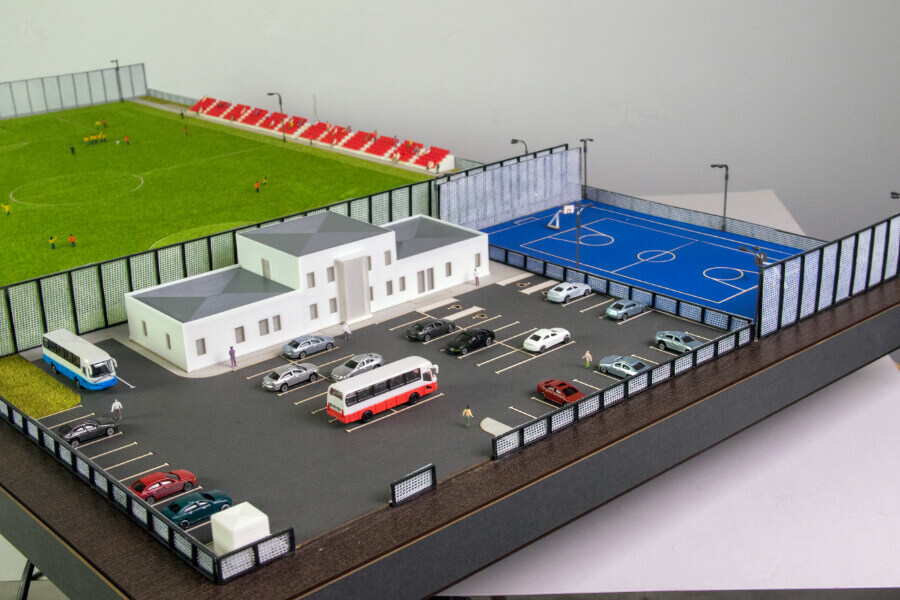 Maqueta Centro Deportivo