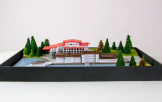 Maqueta de arquitectura Hotel