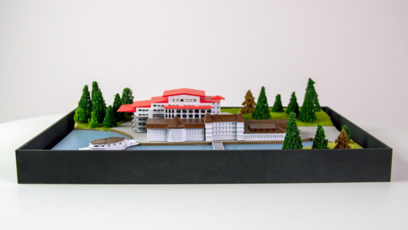 Maqueta de arquitectura Hotel
