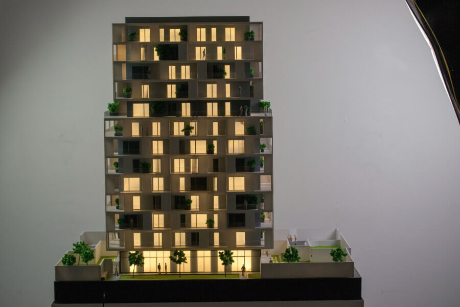 Maqueta Edificio de Apartamentos