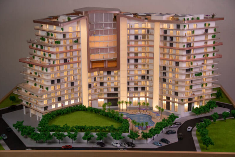 Maqueta de Hotel