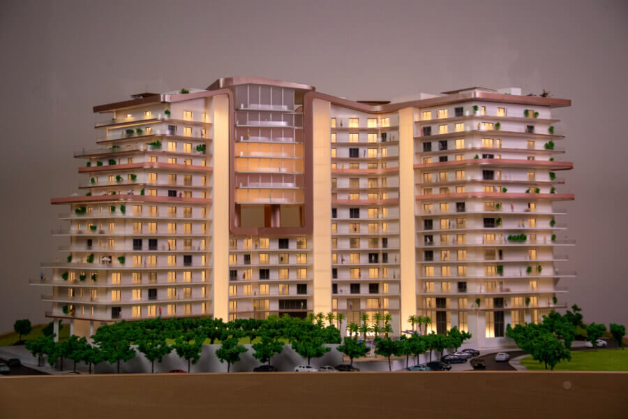 maqueta de arquitectura