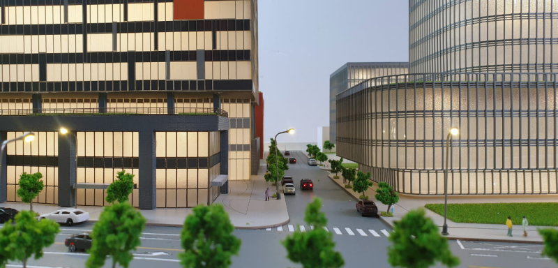 Maqueta de Edificios campus