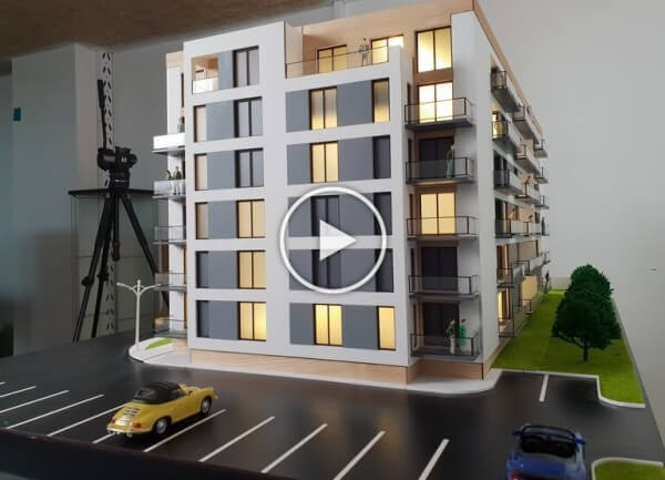 Maqueta Edificio de Apartamentos