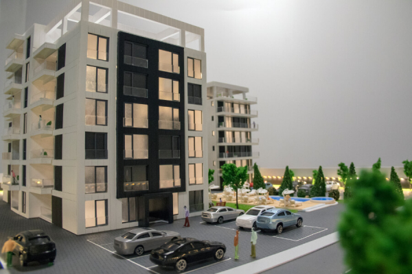 Maqueta Edificios de Apartamentos