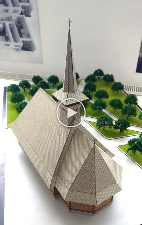 Maqueta de iglesia