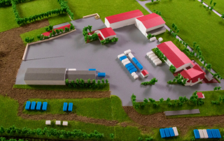 Maqueta centro de reciclaje