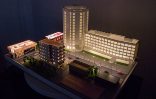 Maqueta de hotel