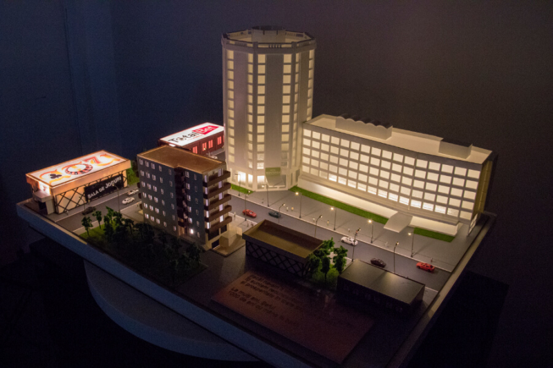 Maqueta de hotel