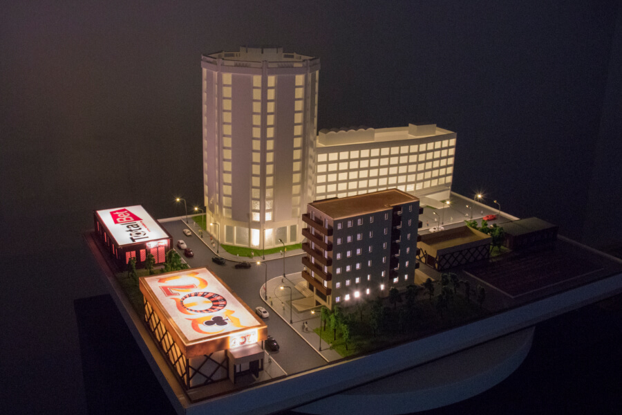 maqueta de arquitectura