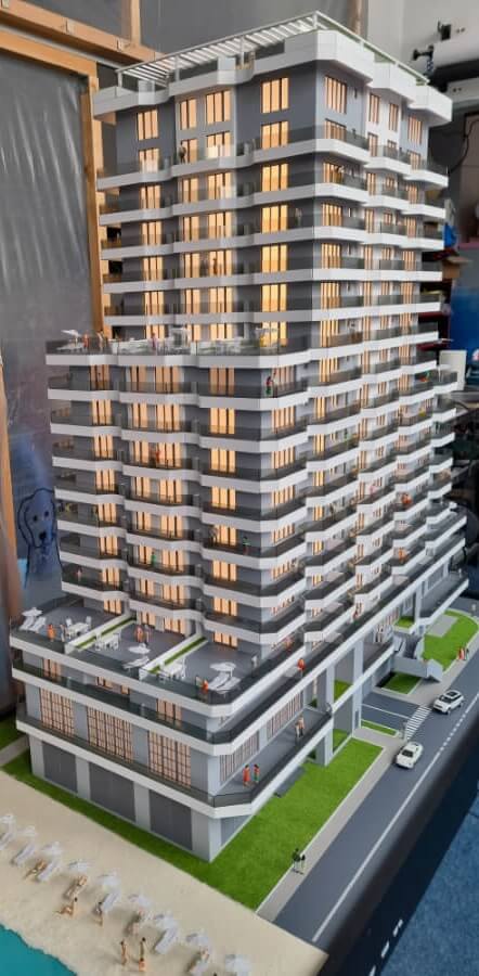 Maqueta Edificio de Apartamentos