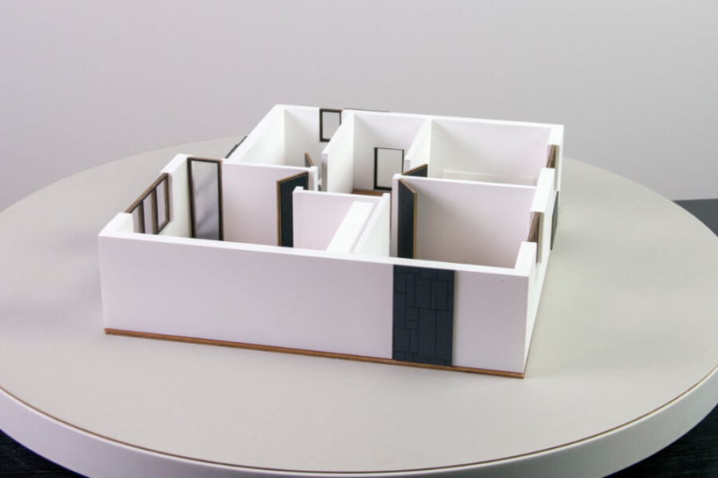 Interior De Apartamento maqueta