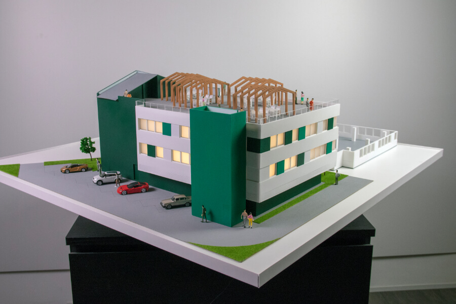 Maqueta Edificio Oficinas